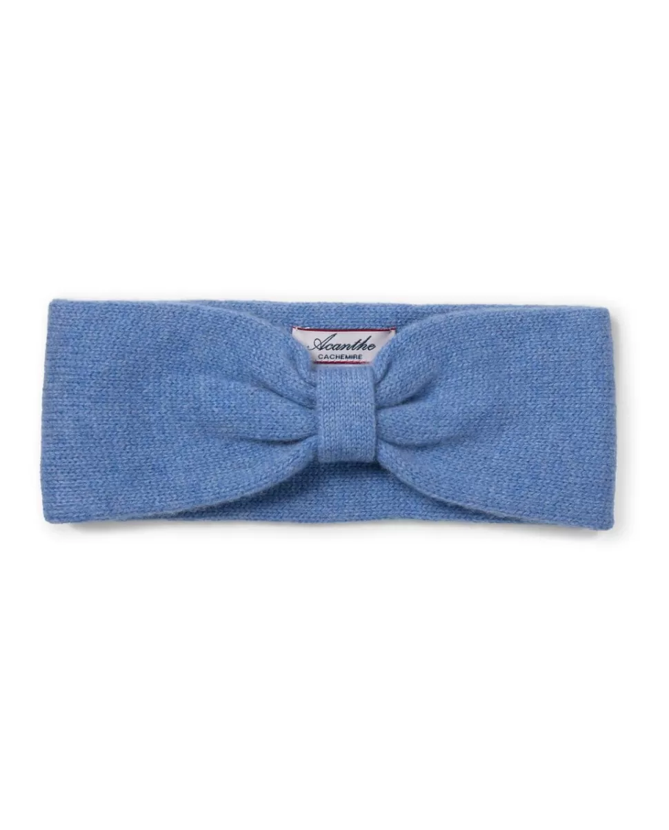 Femme Acanthe Mitaines Bandeaux Bonnets | Bonnets, Bandeaux, Mitaines | Bandeau bleu chiné 100% cachemire