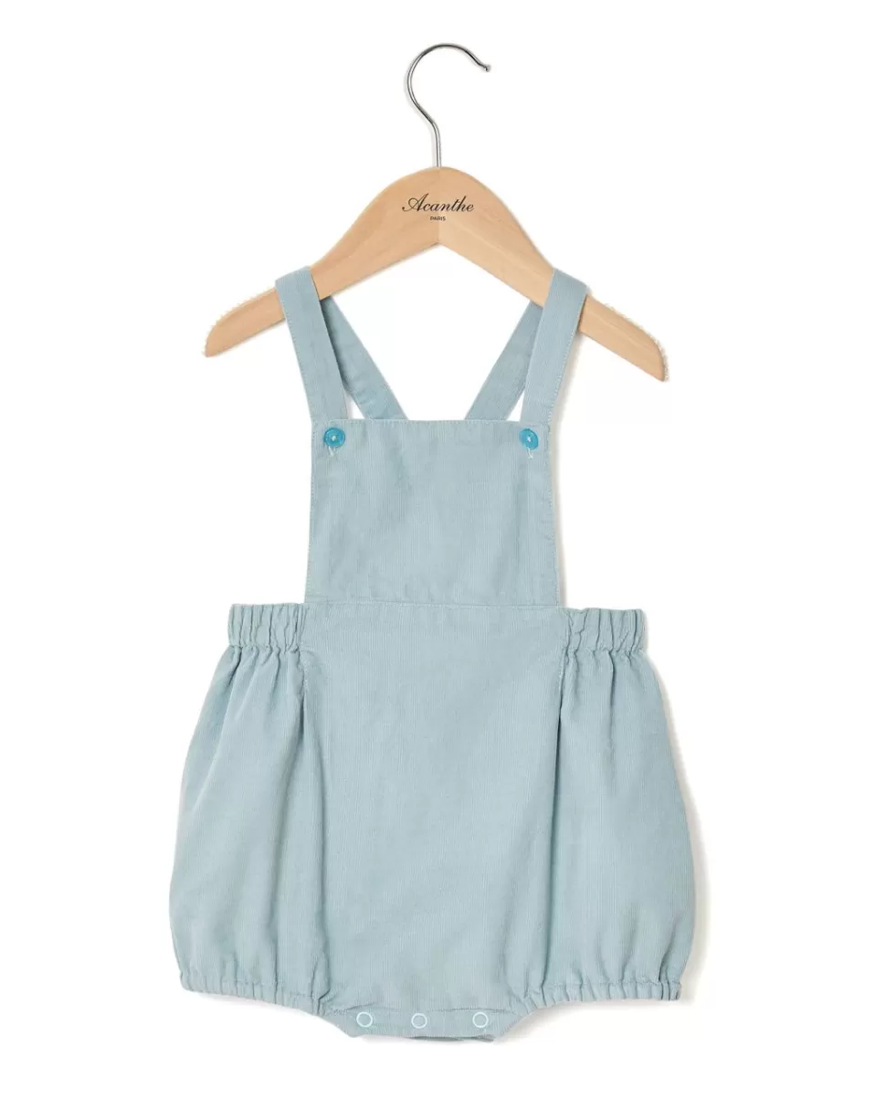 Acanthe Bloomers & Pantalons | Bloomer à bavette velours vert d'eau