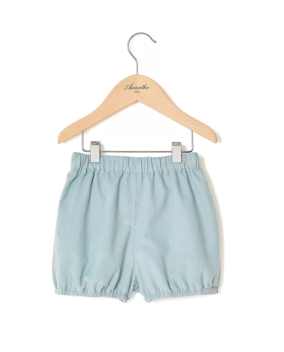 Acanthe Bloomers & Pantalons | Bloomer velours vert d'eau