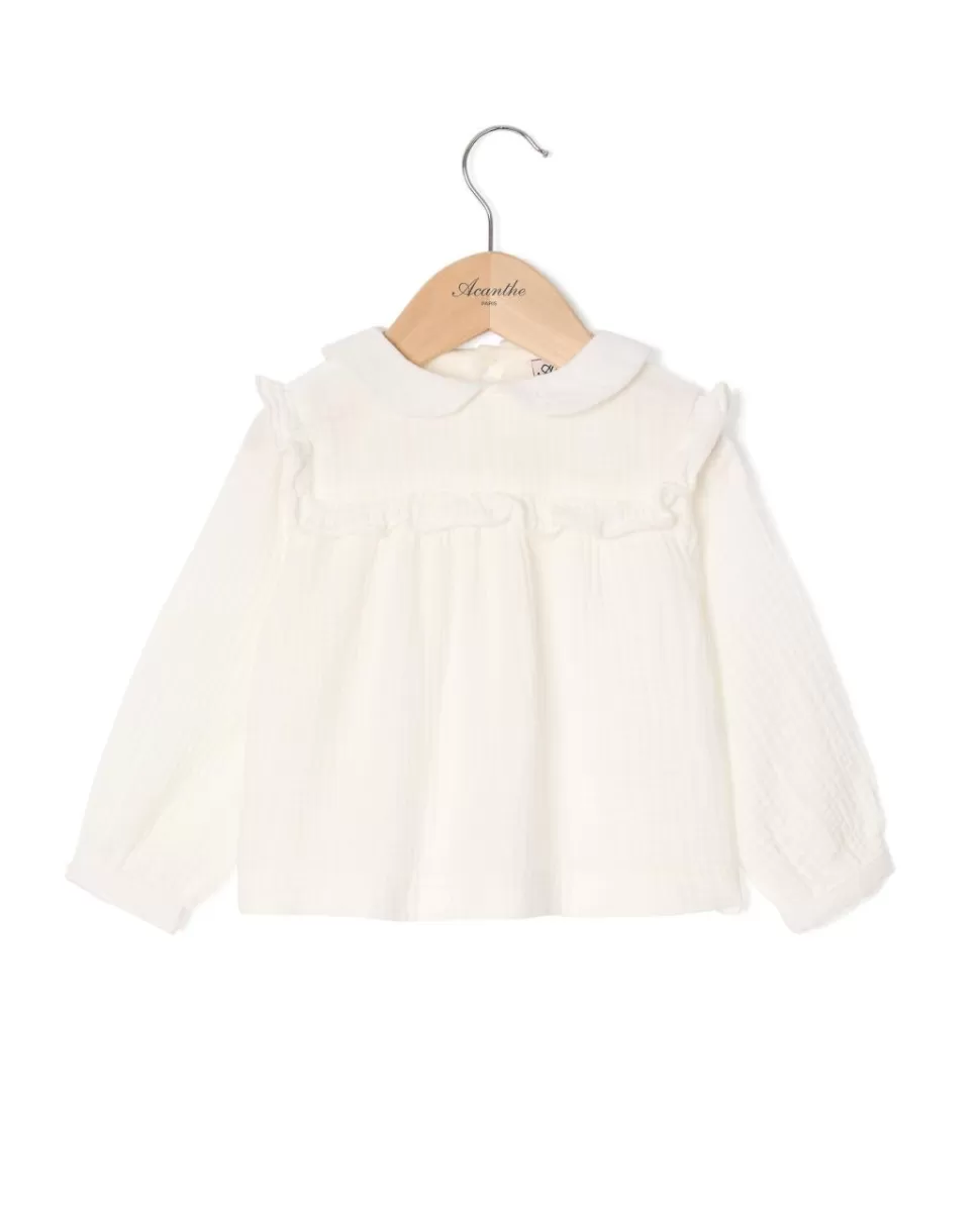 Acanthe Chemisiers, Blouses & Polos | Blouse gaze de coton écru