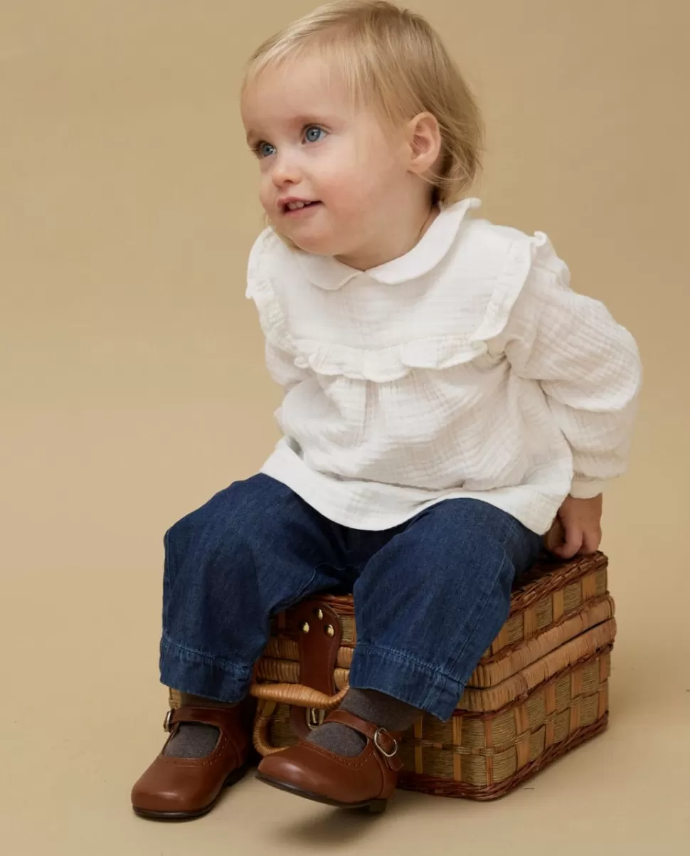 Acanthe Chemisiers, Blouses & Polos | Blouse gaze de coton écru