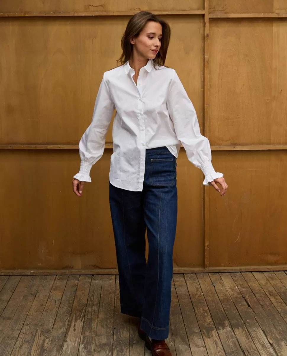 Femme Acanthe Chemisiers | Blouse poignets smockés