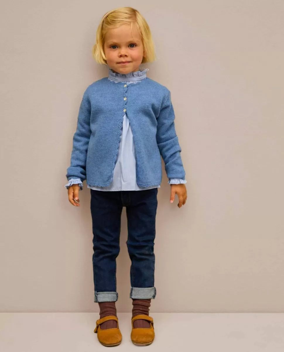 Enfant Acanthe Pulls & Cardigans | Cardigan finition crochet 100% lambswool