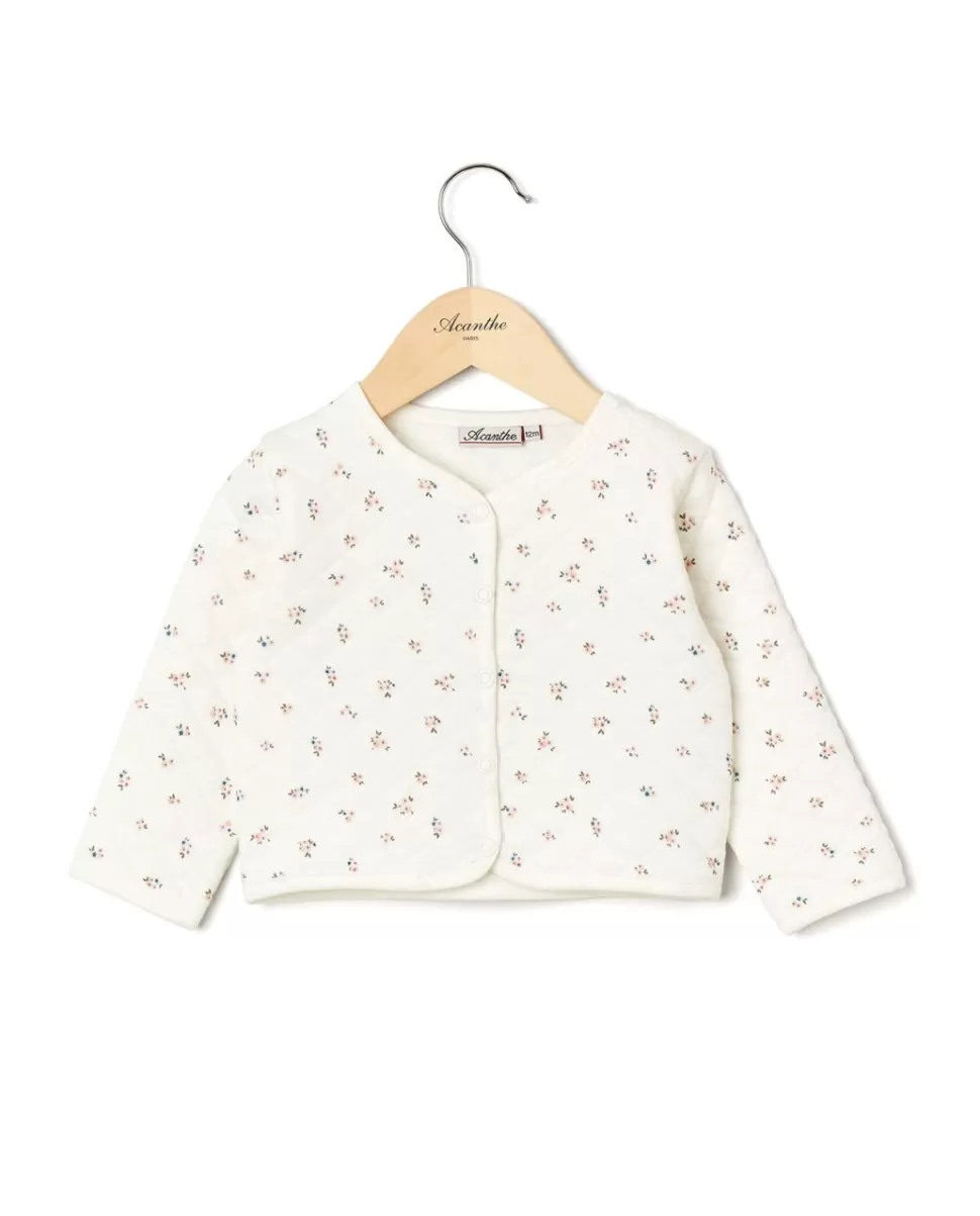 Acanthe Pulls & Cardigans | Cardigan molletonné imprimé fleur