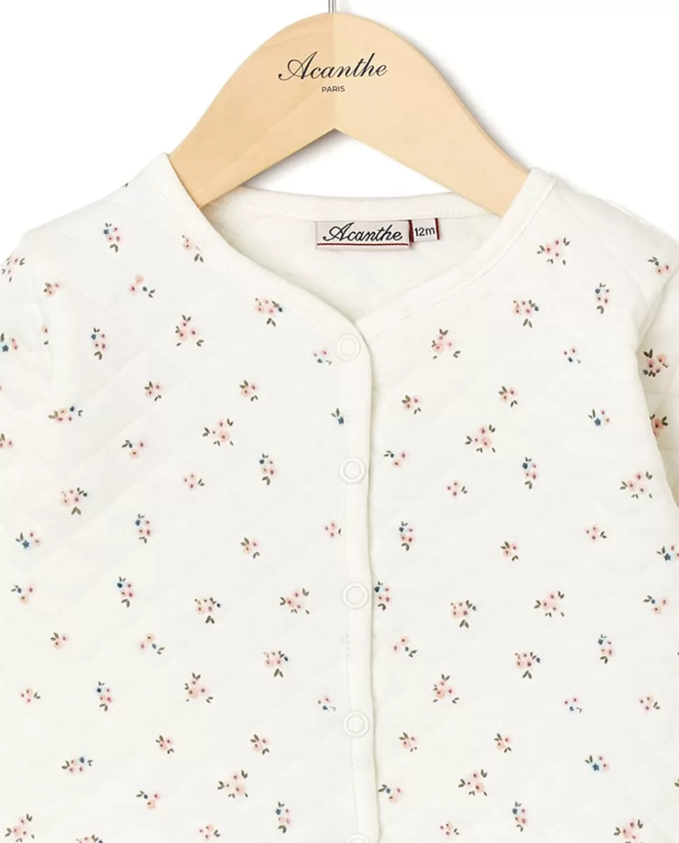 Acanthe Pulls & Cardigans | Cardigan molletonné imprimé fleur