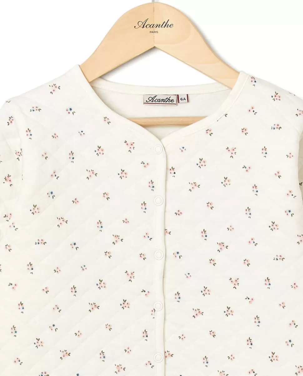 Enfant Acanthe Pulls & Cardigans | Cardigan molletonné imprimé fleur