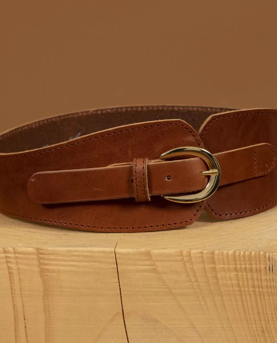 Femme Acanthe Ceintures | Ceinture large cuir