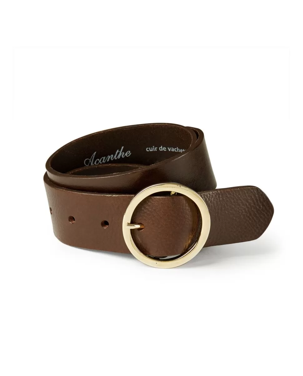 Femme Acanthe Ceintures | Ceinturon boucle ronde