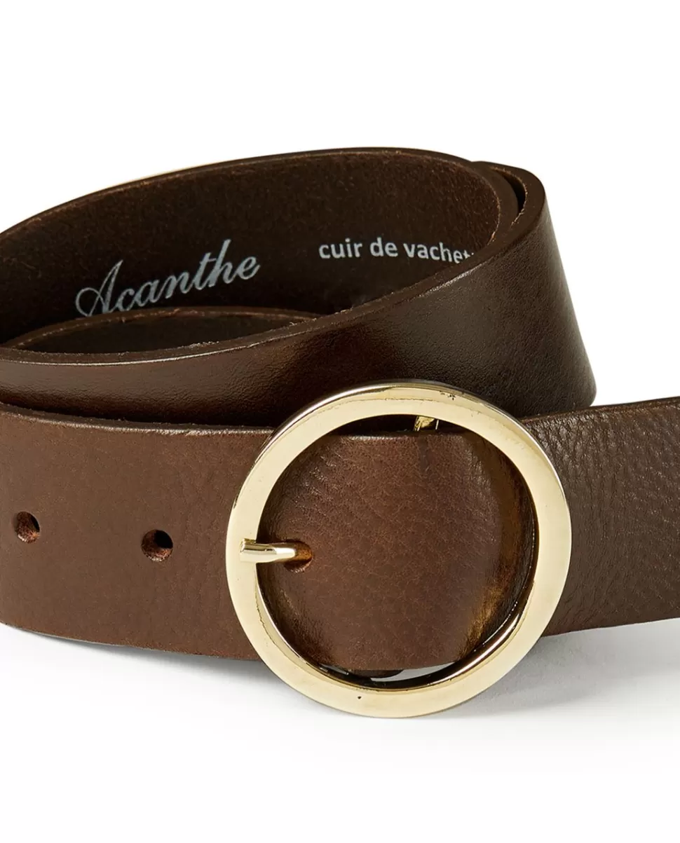 Femme Acanthe Ceintures | Ceinturon boucle ronde