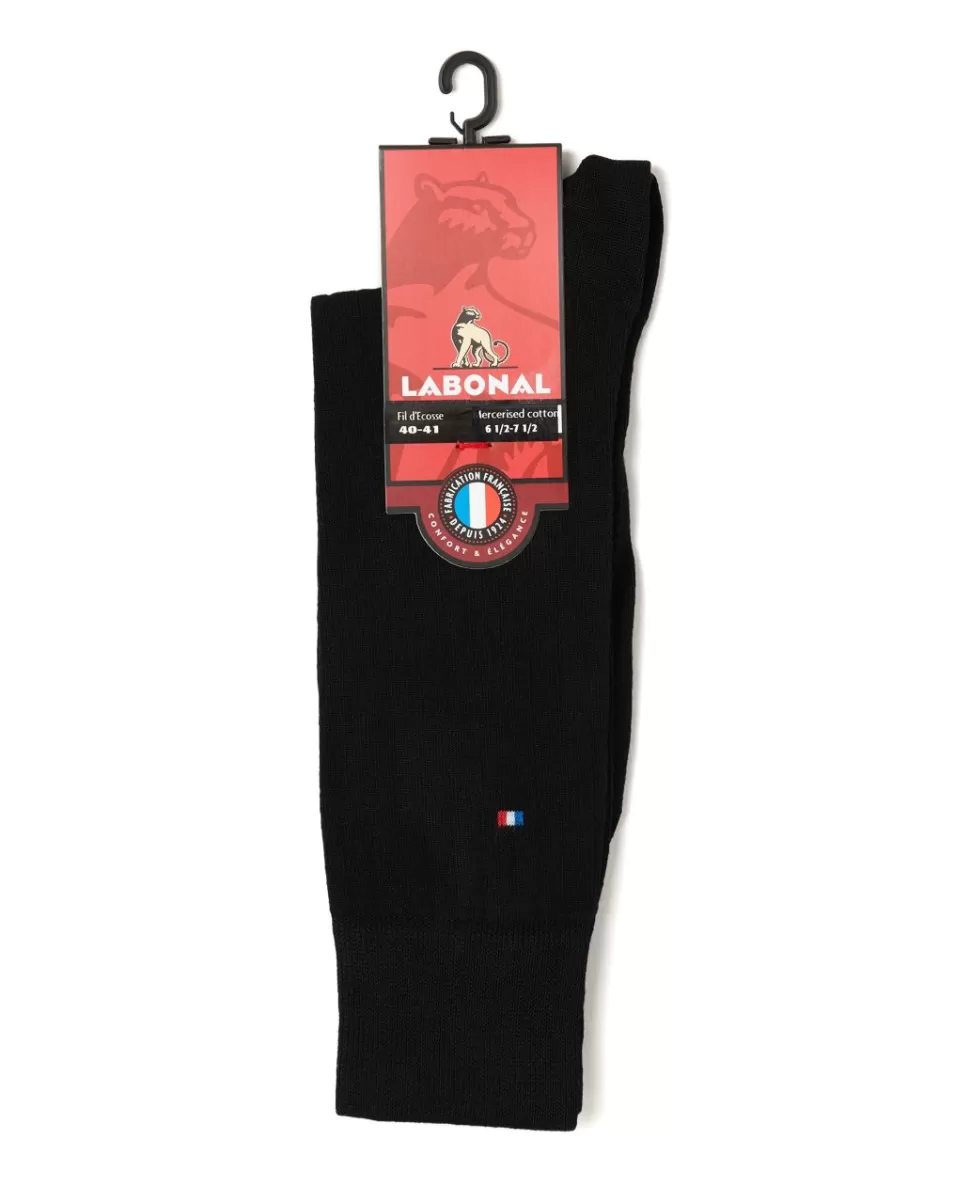 Homme Acanthe Chaussettes | Chaussette fil d'Ecosse côtes Labonal