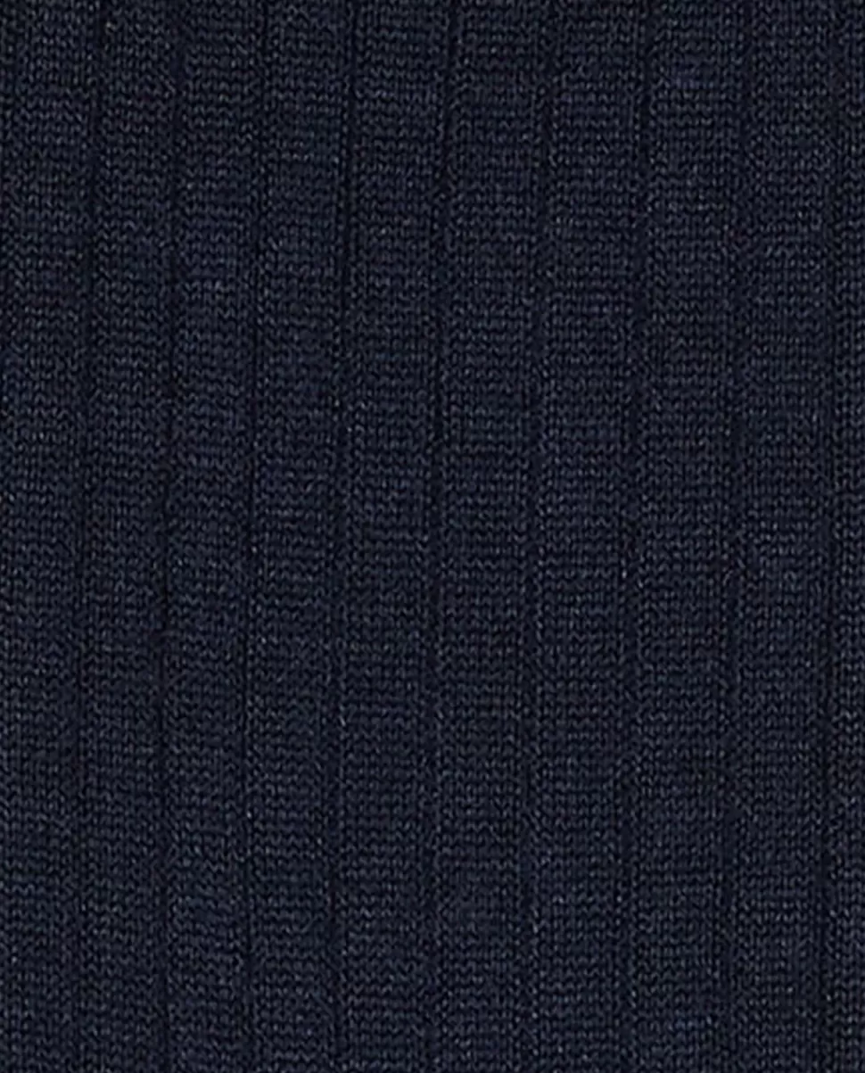 Homme Acanthe Chaussettes | chaussettes fil d'Ecosse courtes côtes plates
