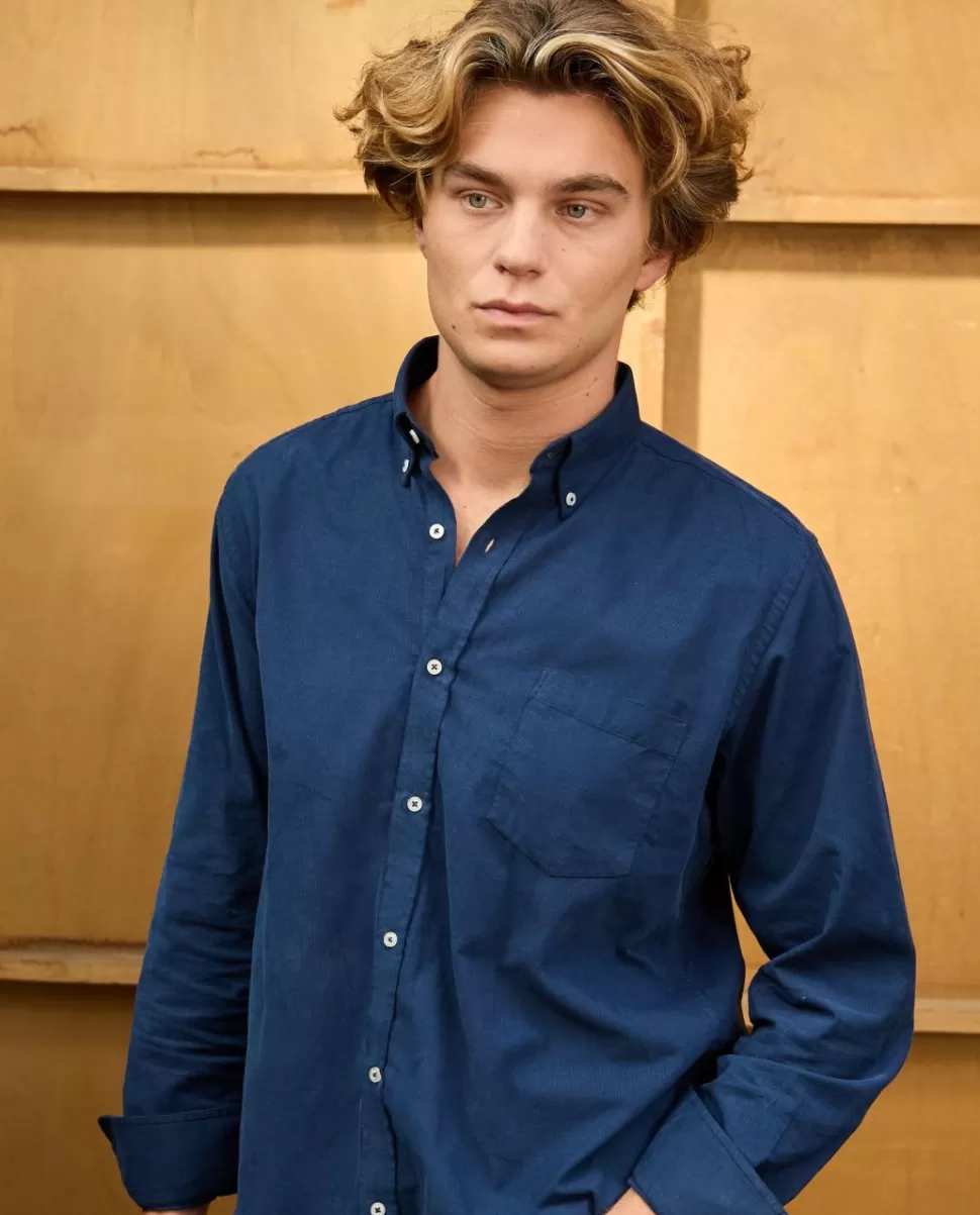 Homme Acanthe Chemises | Chemise col boutonné velours