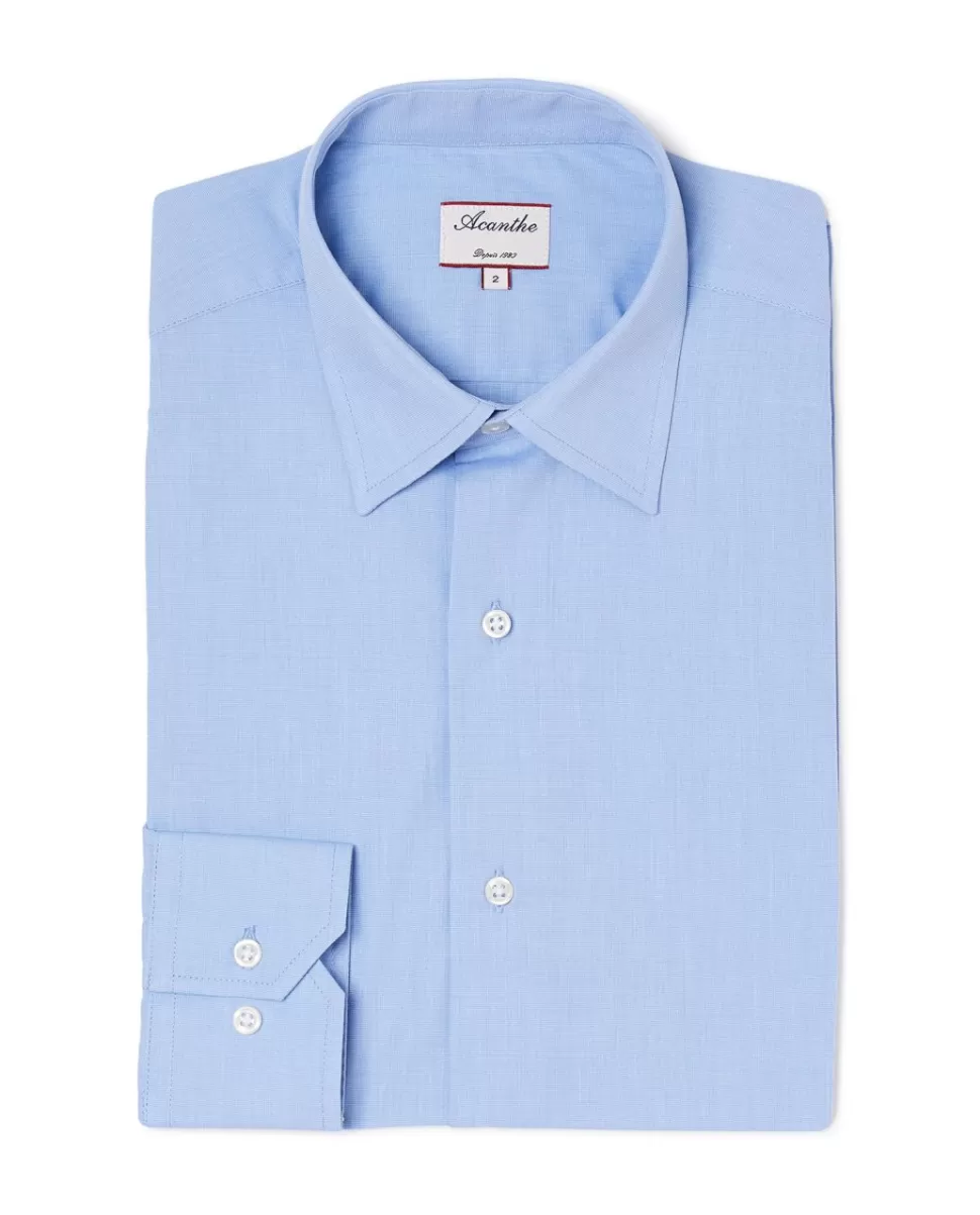 Homme Acanthe Chemises | Chemise fil à fil col italien