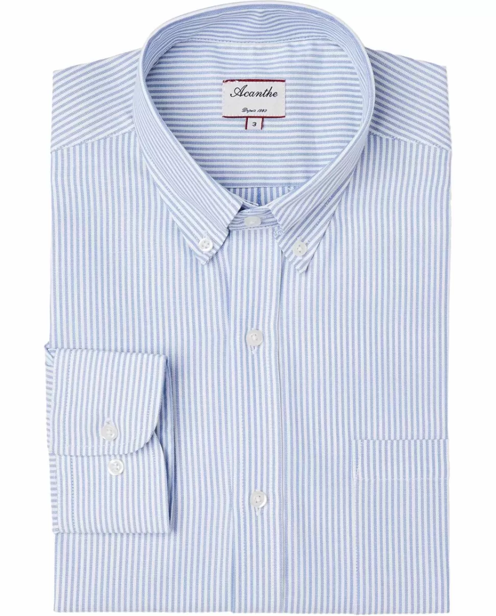 Homme Acanthe Chemises | Chemise regular col boutonné oxford rayé