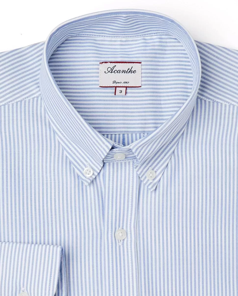 Homme Acanthe Chemises | Chemise regular col boutonné oxford rayé