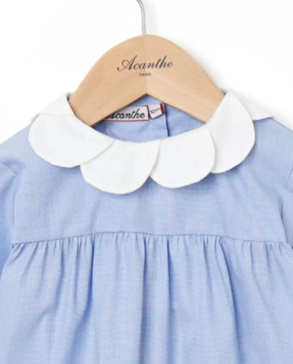 Acanthe Chemisiers, Blouses & Polos | Chemisier col pétale ciel