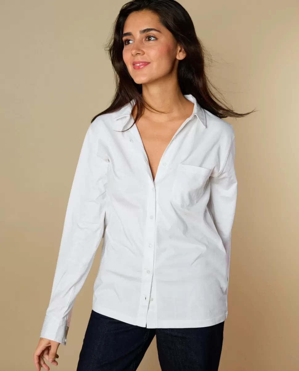 Femme Acanthe Chemisiers | Chemisier jersey coton