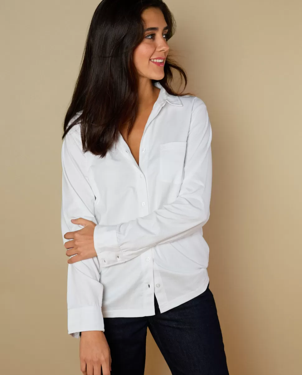 Femme Acanthe Chemisiers | Chemisier jersey coton