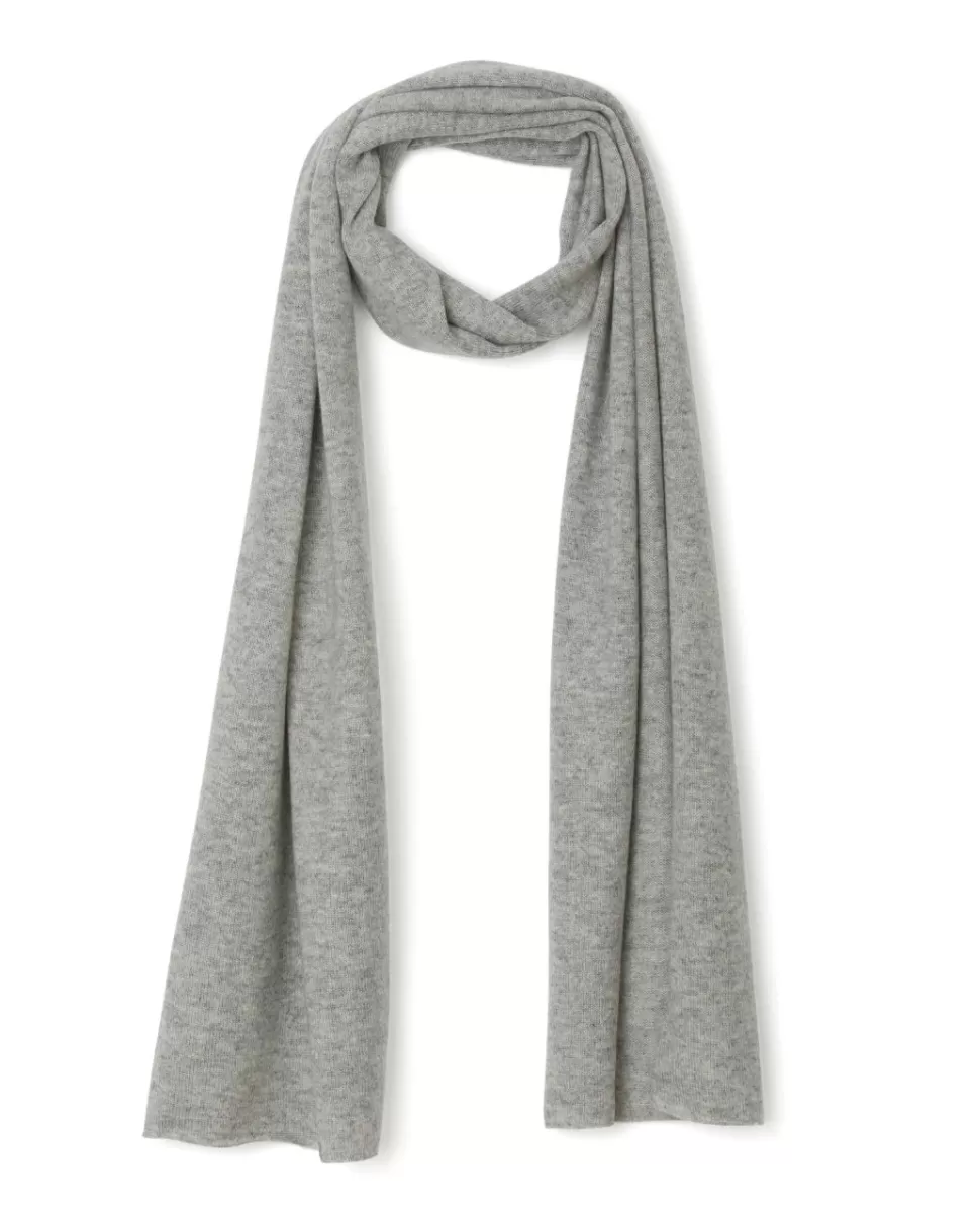 Femme Acanthe Echarpes & Tour De Cou | Echarpes | Echarpe gris clair 100% cachemire