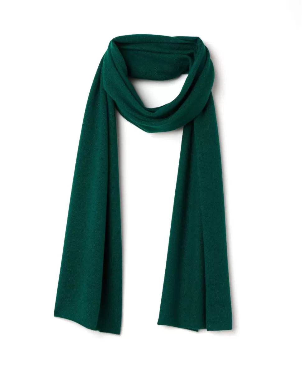 Femme Acanthe Echarpe | Echarpes & Tour De Cou | Echarpe vert forêt 100% cachemire