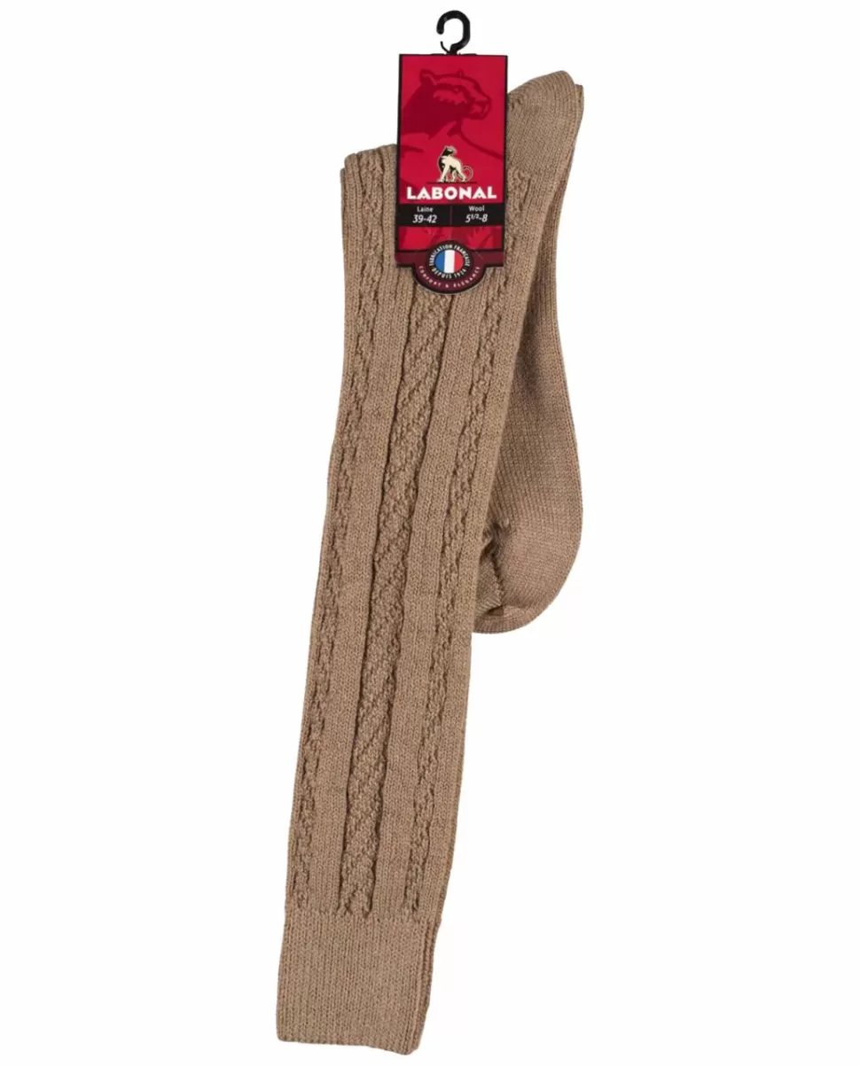 Homme Acanthe Chaussettes | Mi-bas torsades Labonal