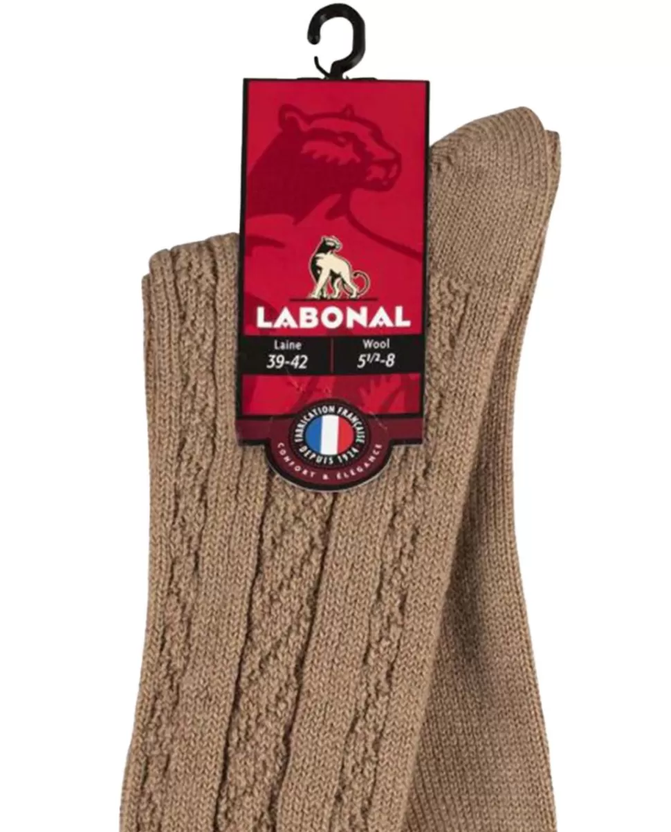 Homme Acanthe Chaussettes | Mi-bas torsades Labonal