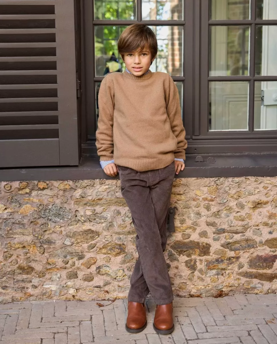 Enfant Acanthe Pantalons, Salopettes, Bermudas | Pantalon élastiqué velours