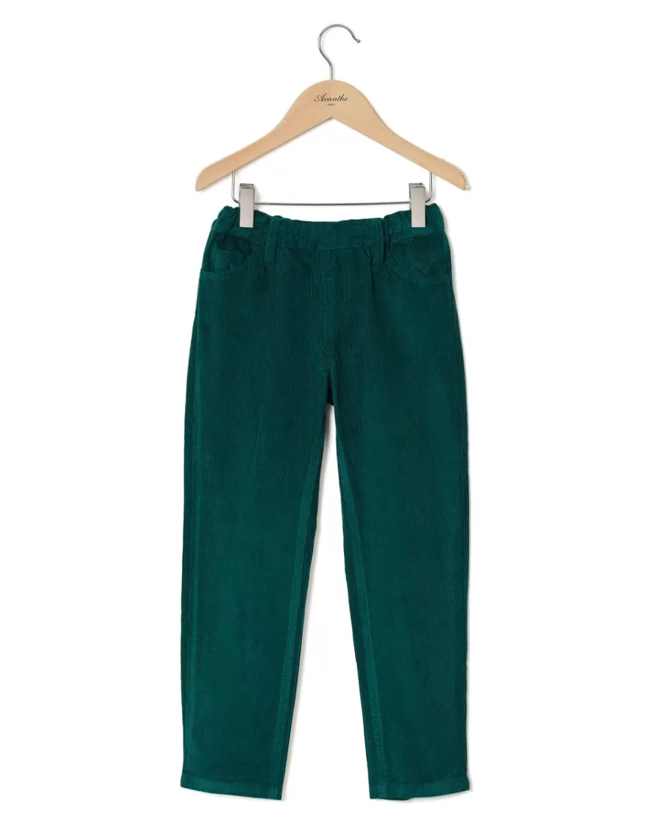 Enfant Acanthe Pantalons, Salopettes, Bermudas | Pantalon élastiqué velours