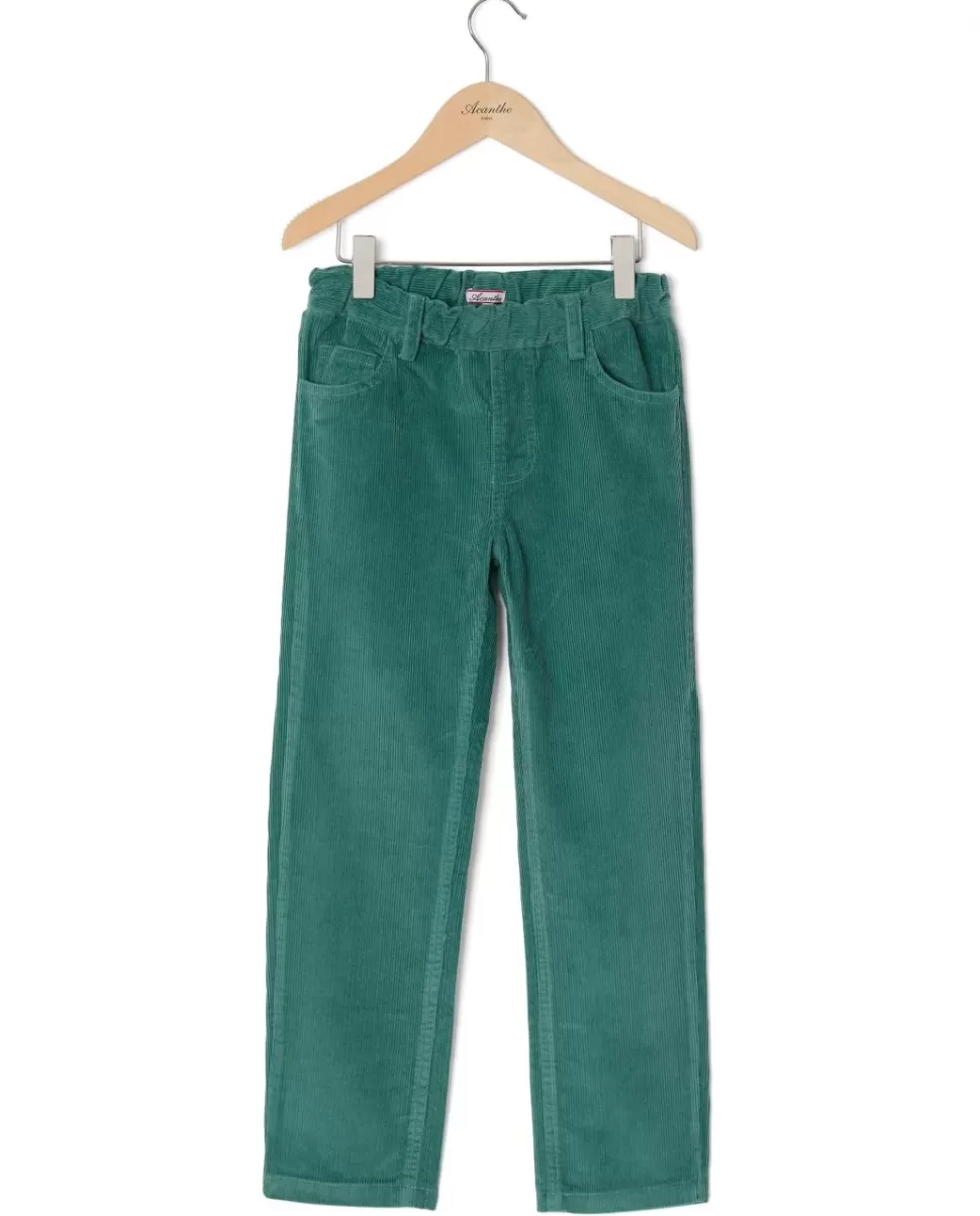 Enfant Acanthe Pantalons, Salopettes, Bermudas | Pantalon élastiqué velours
