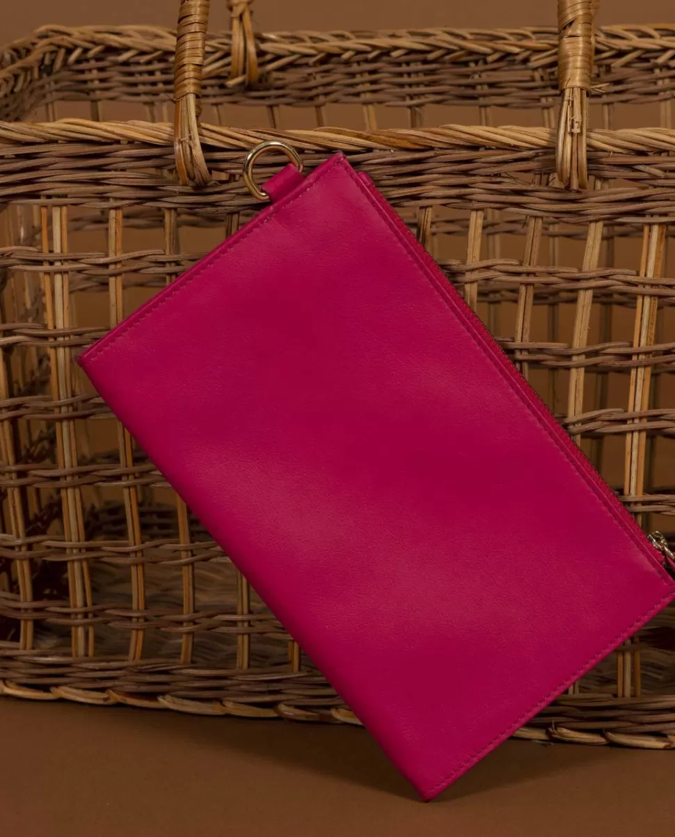 Femme Acanthe Petite Maroquinerie | Pochette cuir