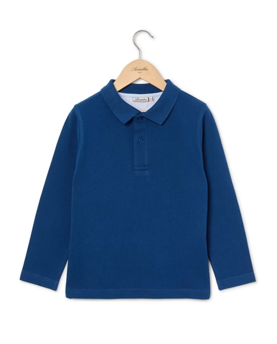 Enfant Acanthe Polos & T-Shirts | Polo piqué manches longues