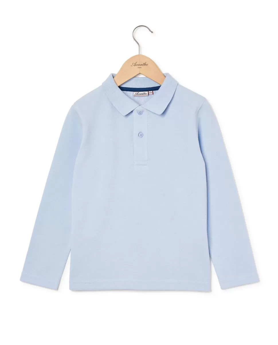Enfant Acanthe Polos & T-Shirts | Polo piqué manches longues