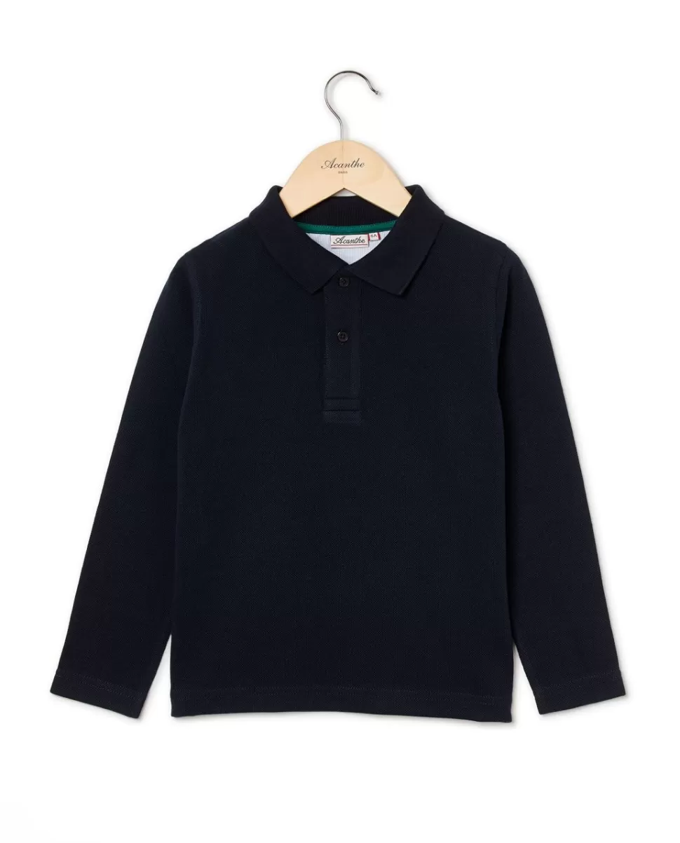 Enfant Acanthe Polos & T-Shirts | Polo piqué manches longues