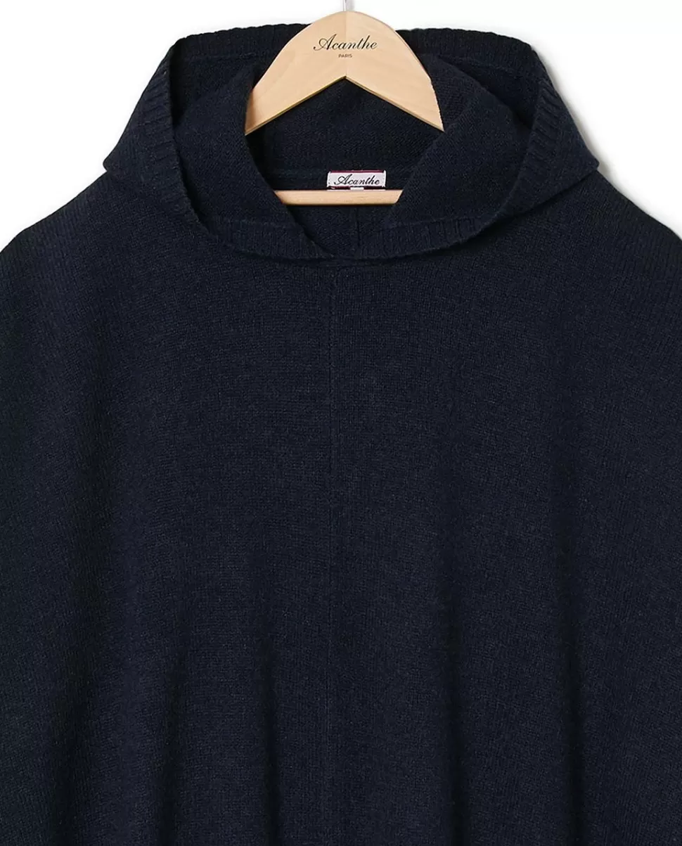Enfant Acanthe Pulls & Cardigans | Poncho capuche 100% lambswool