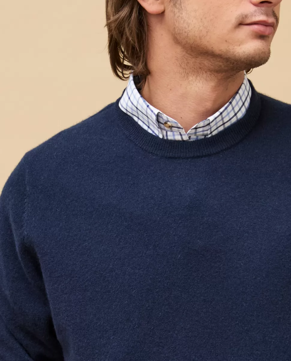 Homme Acanthe Col Rond | Pulls | Pull col rond 100% cachemire