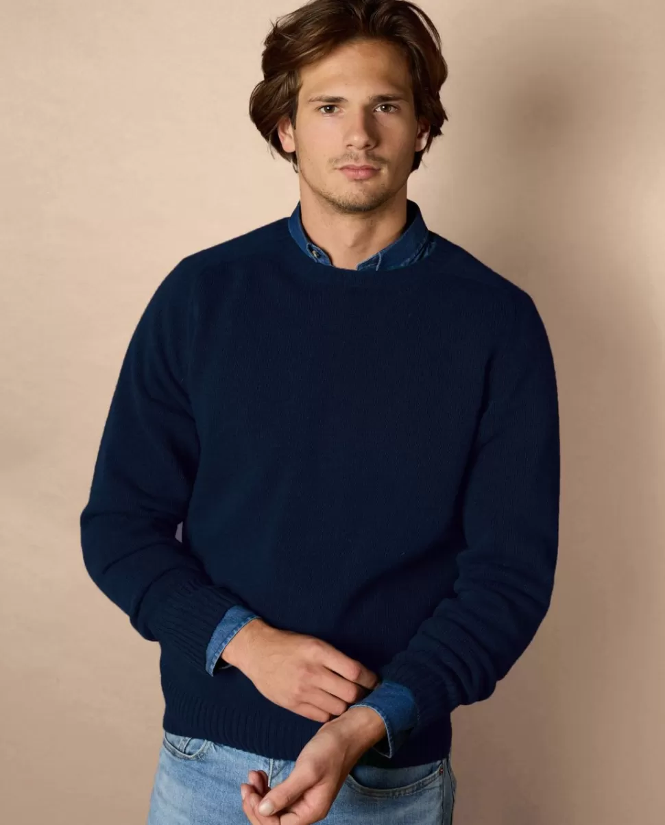 Homme Acanthe Pulls | Pull col rond mérinos-cachemire