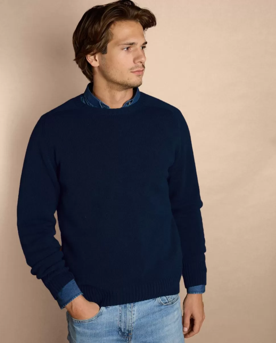 Homme Acanthe Pulls | Pull col rond mérinos-cachemire