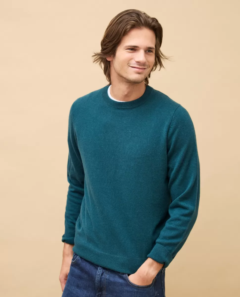 Homme Acanthe Col Rond | Pulls | Pull col rond 100% cachemire