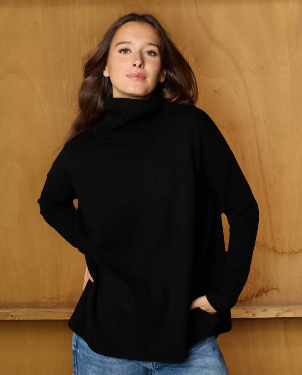 Femme Acanthe Col Roulé & Col Montant | Pulls & Cardigans | Pull col roulé ample 100% cachemire