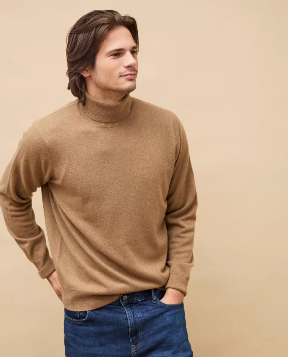 Homme Acanthe Col Roulé | Pulls | Pull col roulé 100% cachemire