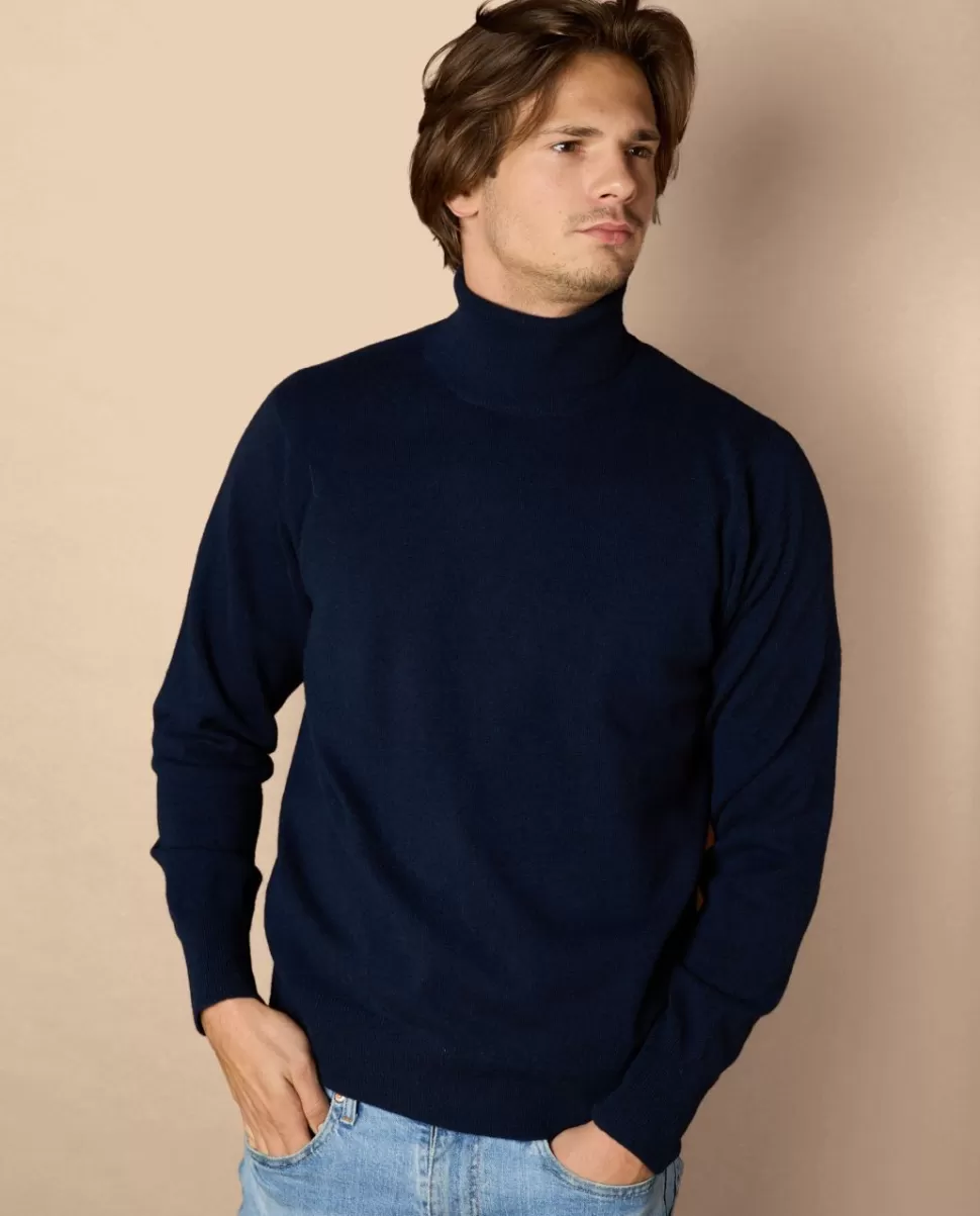 Homme Acanthe Col Roulé | Pulls | Pull col roulé 100% cachemire