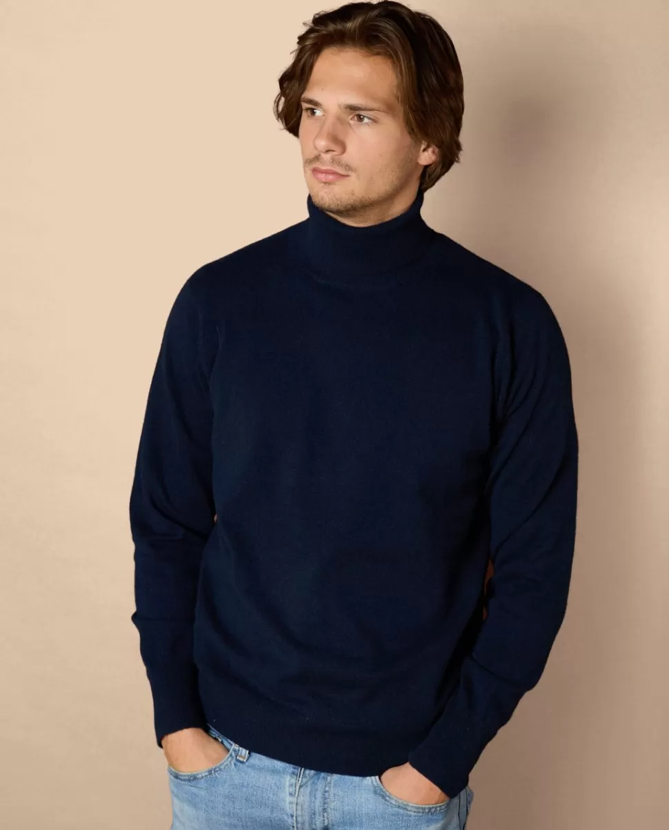 Homme Acanthe Col Roulé | Pulls | Pull col roulé 100% cachemire