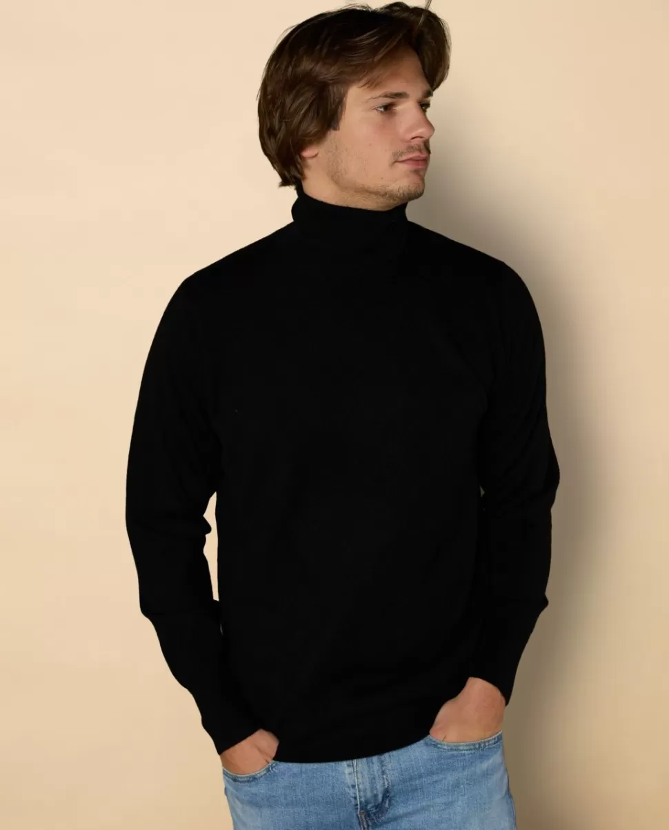 Homme Acanthe Col Roulé | Pulls | Pull col roulé 100% cachemire
