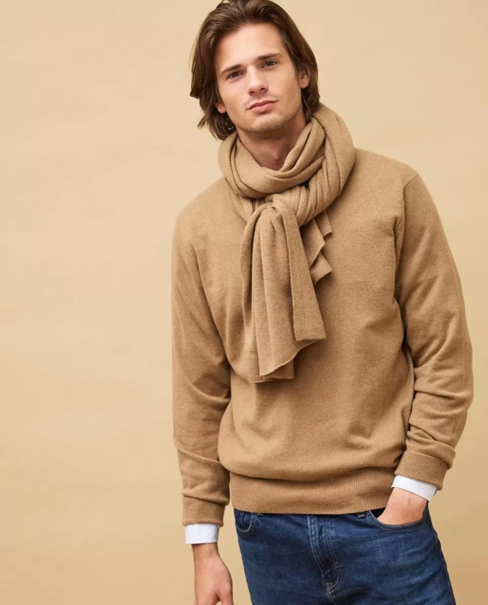 Homme Acanthe Col V | Pulls | Pull col V 100% cachemire