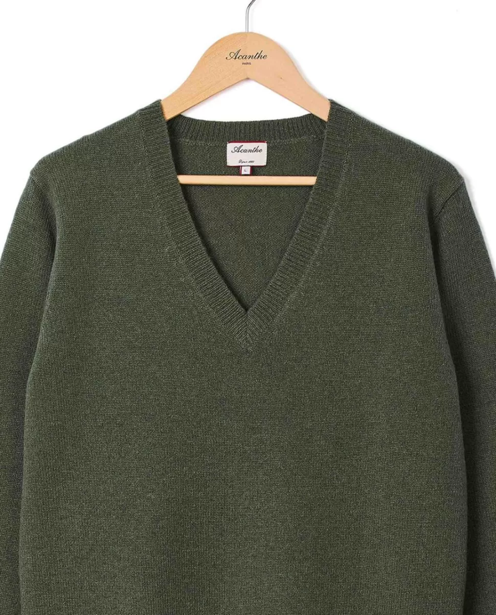 Homme Acanthe Pulls | Pull col V 100% lambswool