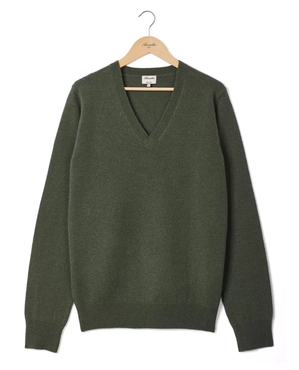 Homme Acanthe Pulls | Pull col V 100% lambswool