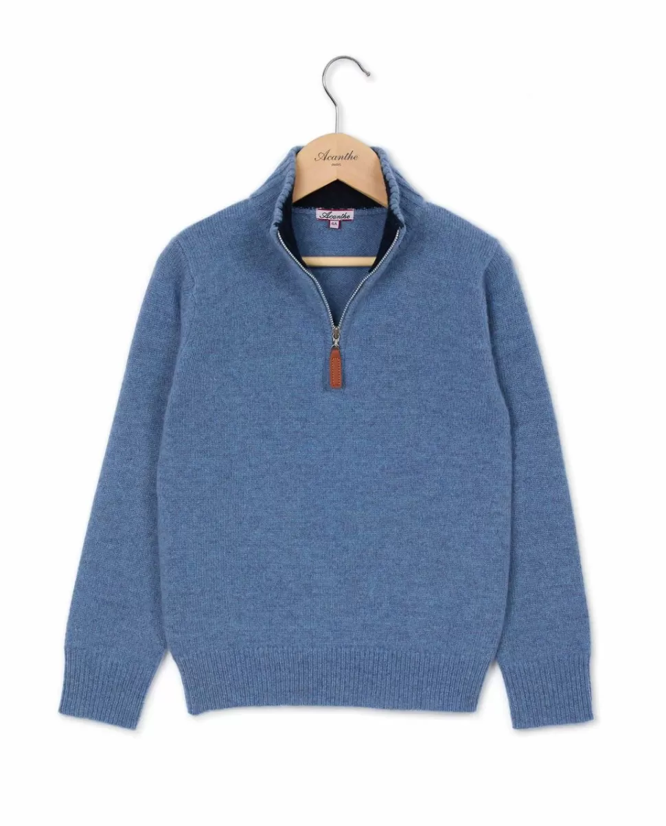 Enfant Acanthe Pulls & Sweats | Pull col zippé 100% lambswool