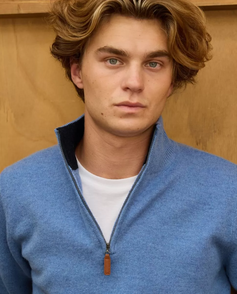 Homme Acanthe Pulls | Pull col zippé 100% lambswool