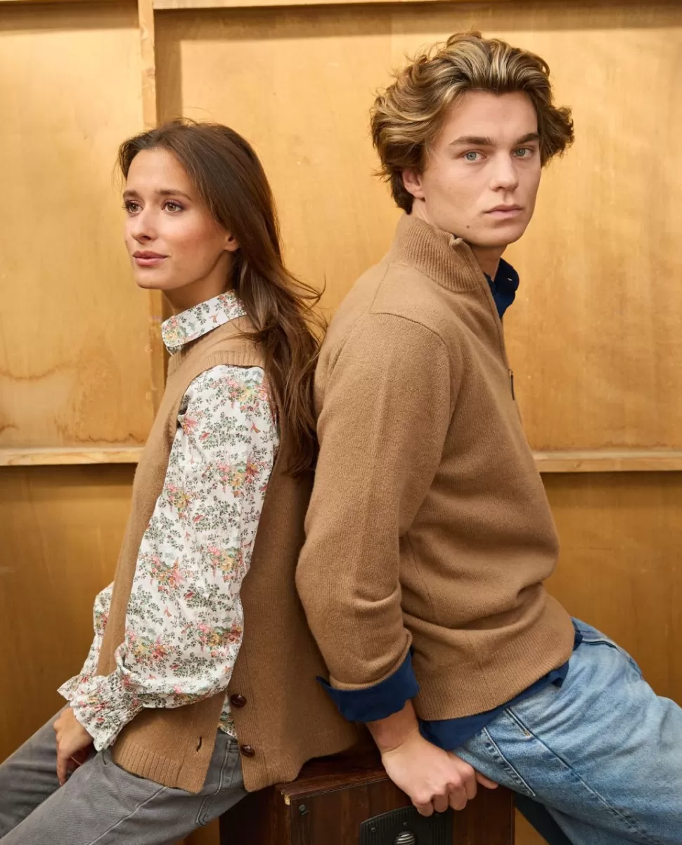 Homme Acanthe Pulls | Pull col zippé 100% lambswool