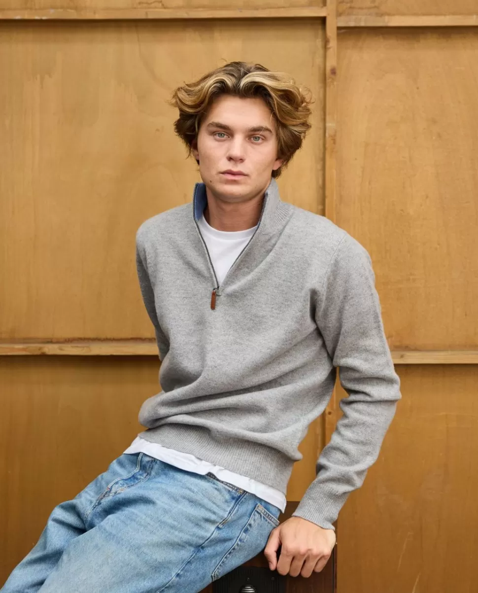 Homme Acanthe Pulls | Pull col zippé 100% lambswool